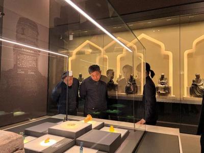 國家文物局黨組成員、副局長關強蒞臨安徽楚文化博物館調研指導展覽服務工作